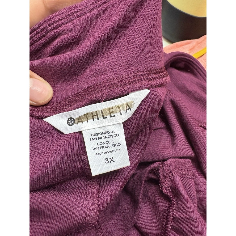 Athleta 3x‎ Well Rested Rib Sleep Short NWOT 981370-05 - Picture 4 of 7